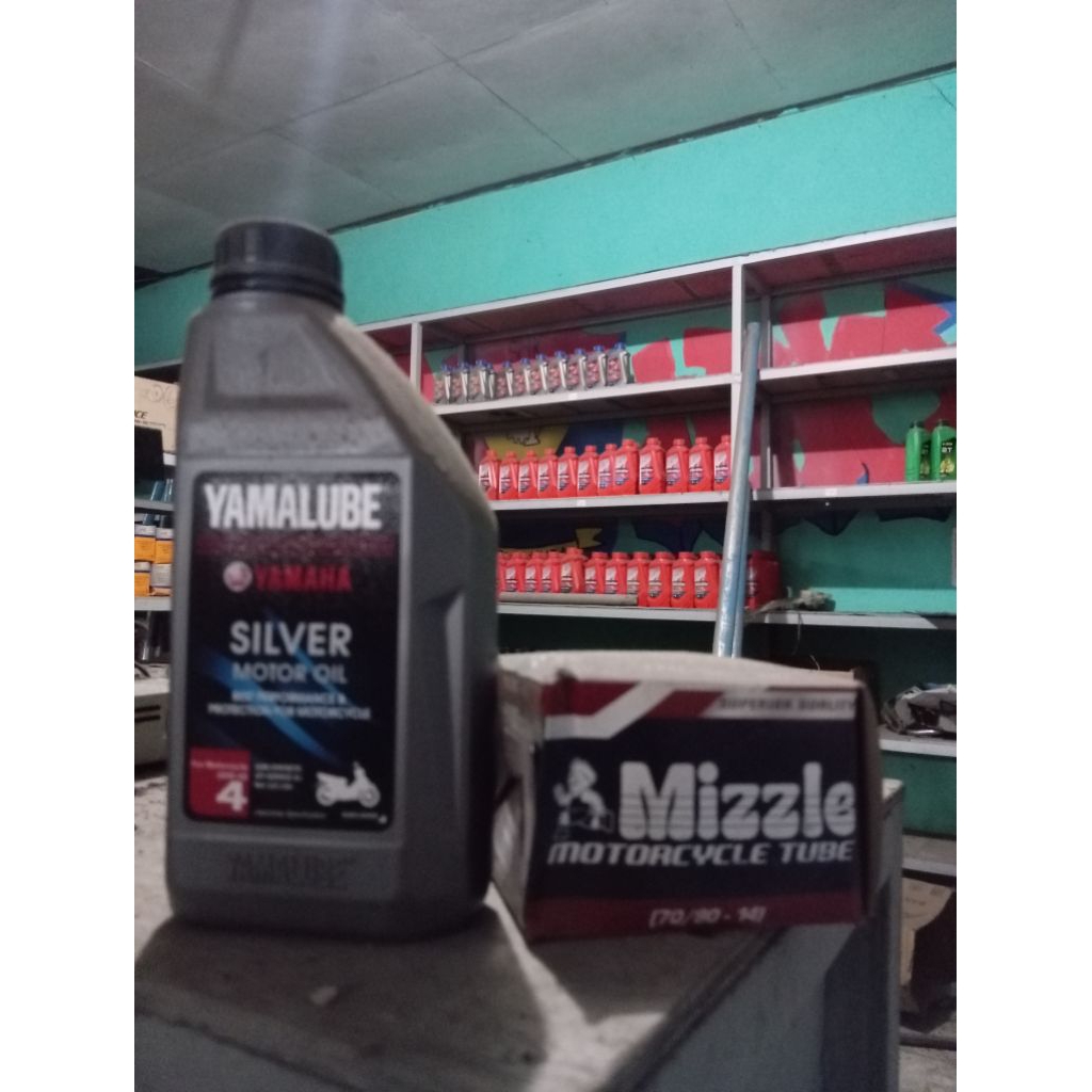Paket Oli (Yamalube Silver Motor Oil + Ban Dalam)
