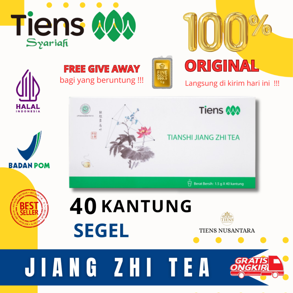 Teh Pelangsing Badan - Teh Jiang Zhi Tea - Suplemen Pelangsing Badan