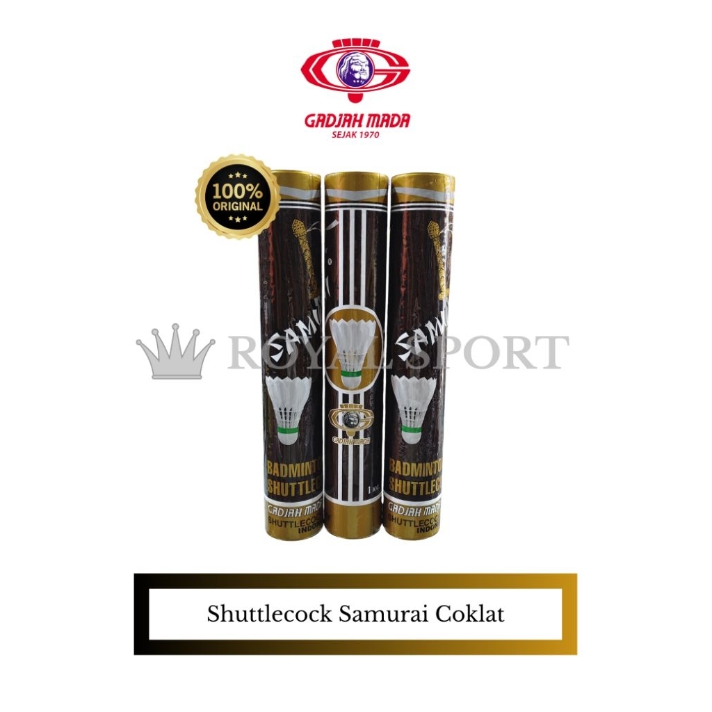 Shuttlecock Samurai coklat