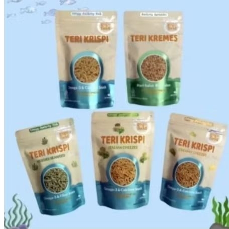 

TERI KRISPI 30GR GOGOFIELD CEMILAN SEHAT NO MSG