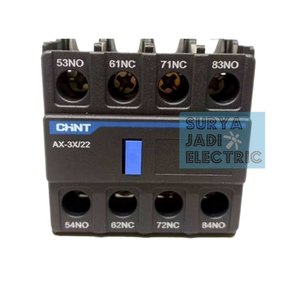 Auxiliary Block Contact AC Contactor Kontaktor 2NO 2NC CHINT AX-3X/22