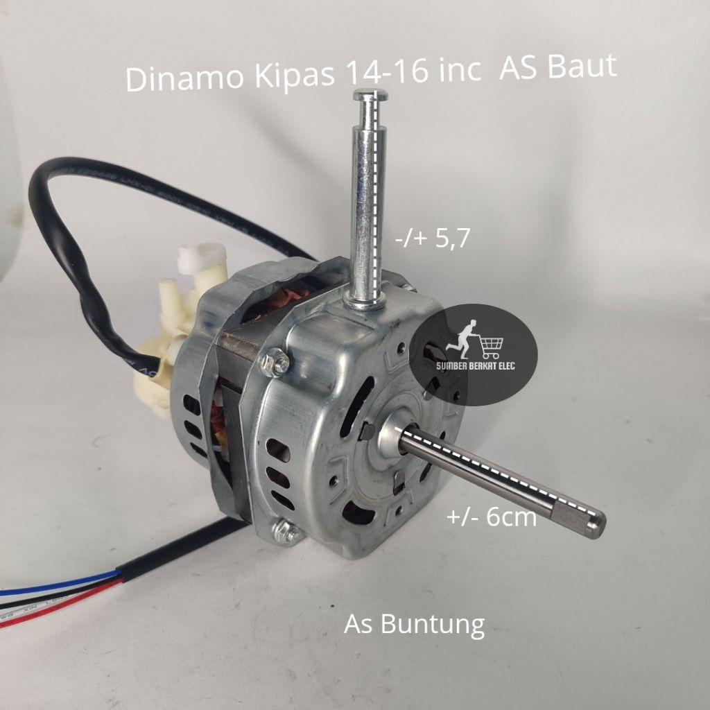 Dinamo Kipas Angin 16 inc  Sanex, Nasional ( Universal)