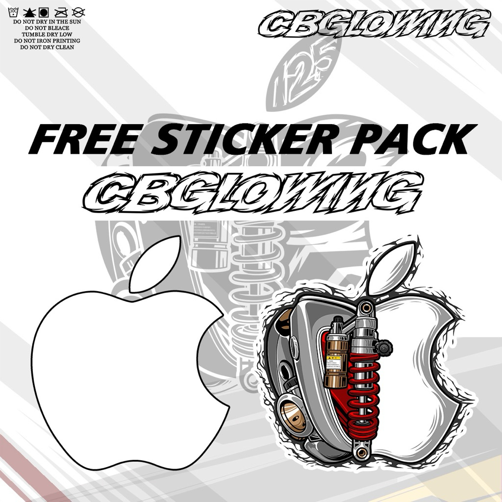 

STICKER PACK APLLE CBGLOWING ORIGINAL CBGLOWING