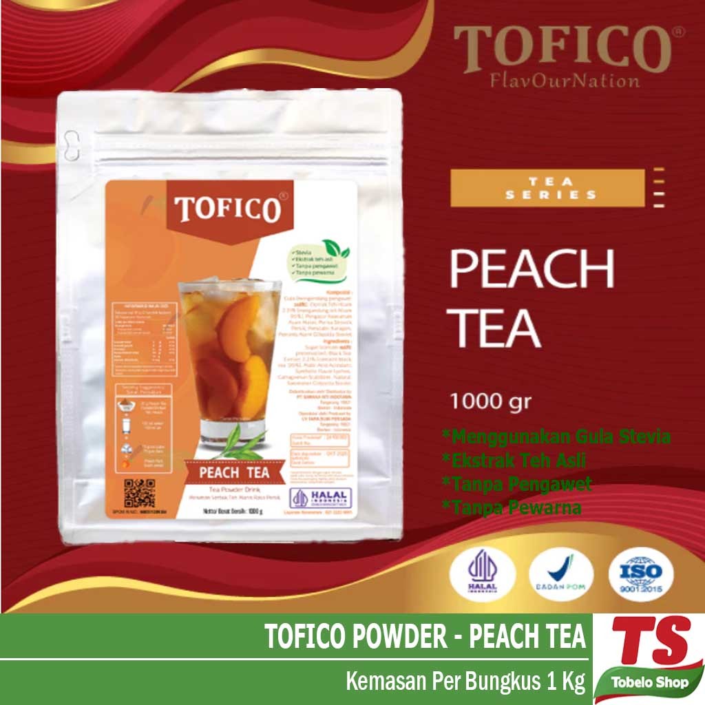 

TOFICO PEACH TEA POWDER 1KG / TOFICO POWDER PEACH TEA