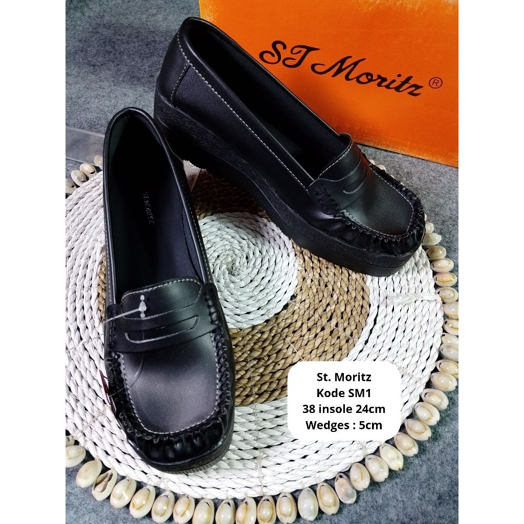 sepatu wanita wedges st.moritz Kode SM1