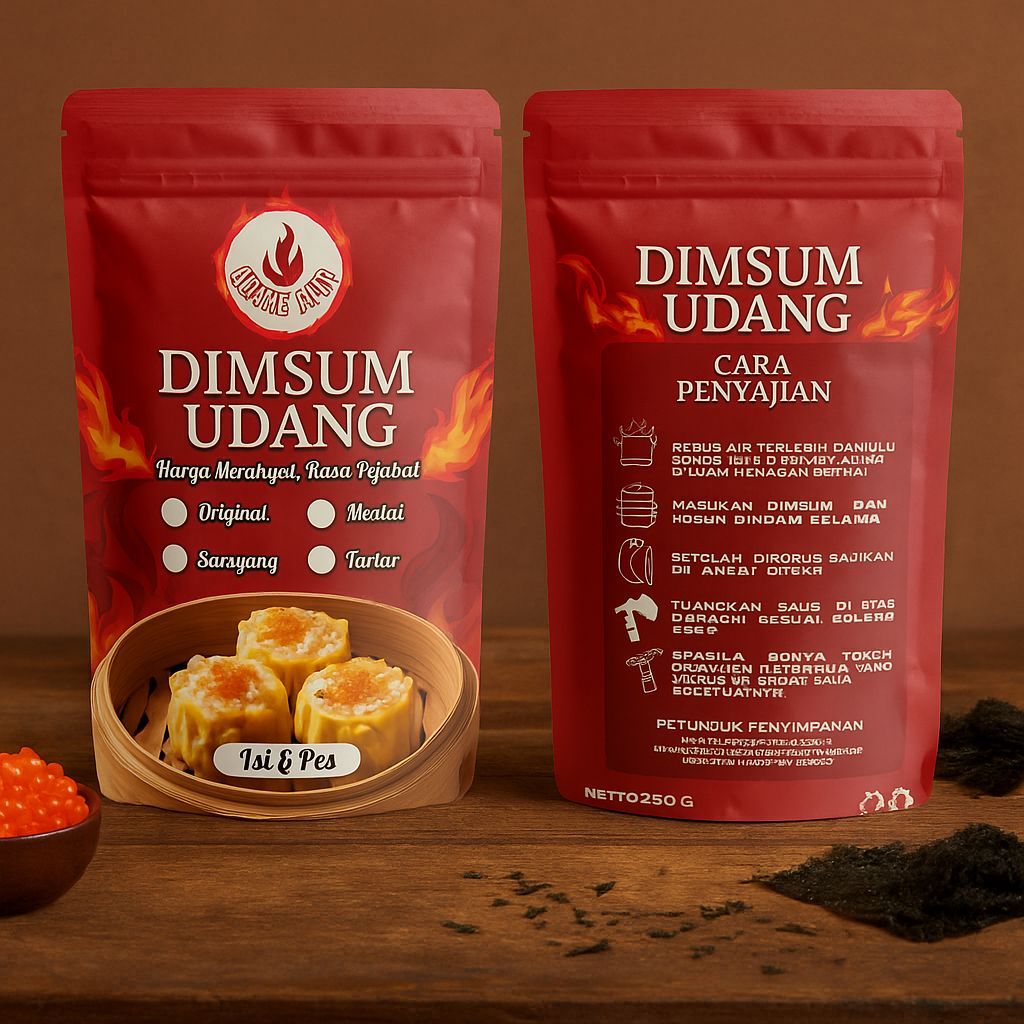 

Dimsum Udang Original isi 6pcs + chili oil
