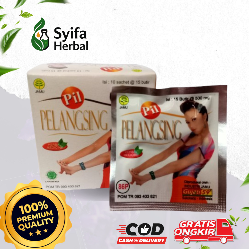

Gujati 59 Pelangsing Pil ( 1 Box isi 10 Sachet ) - Syifa Herbal