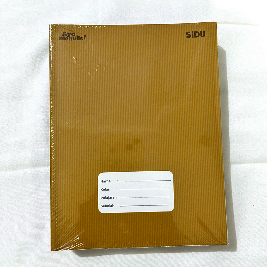 

BUKU TULIS SIDU SAMPUL COKLAT 40 LEMBAR ISI 10PCS