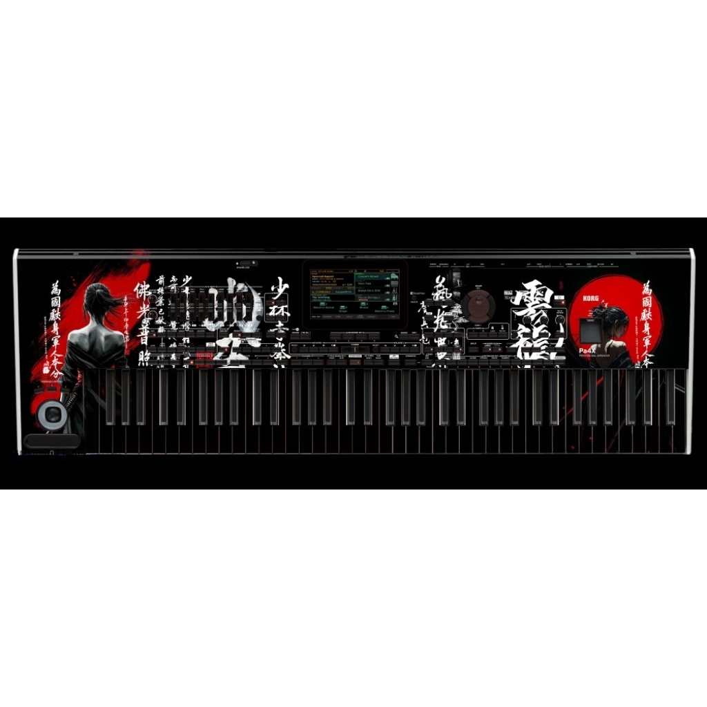 sticker pelindung keyboard musik korg PA 4X 61key & 76 key