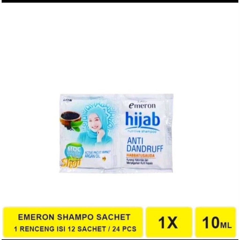 SHAMPO EMERON 12 SACHET /24PCS