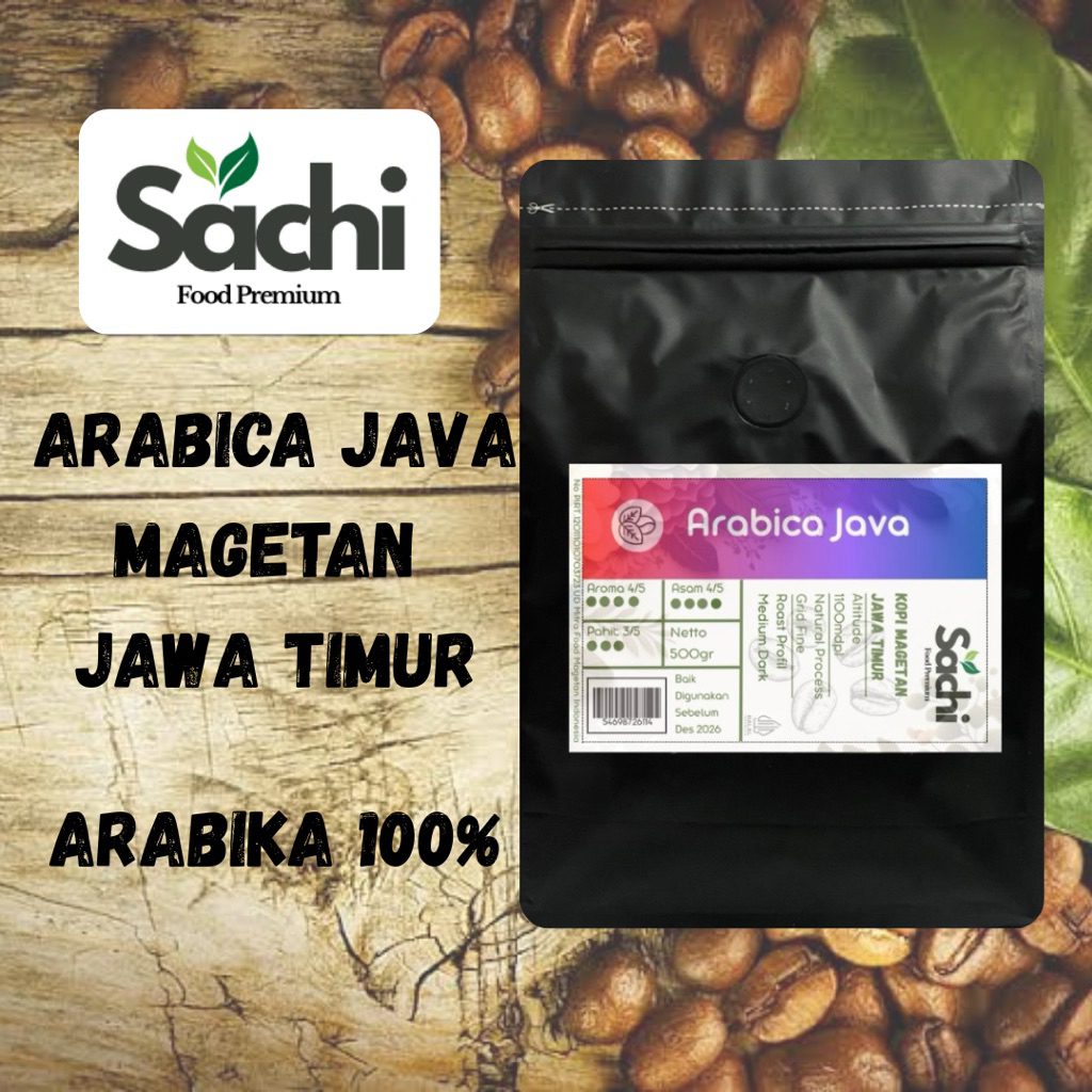 

kopi arabica 100% magetan jatim by sachi kopi arabika coffee arabica java 500gr