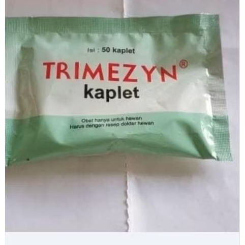 TRIMEZYN 50 BUTIR OBAT SAKIT CRD DIARE KAPUR AYAM BEBEK.MERPATI