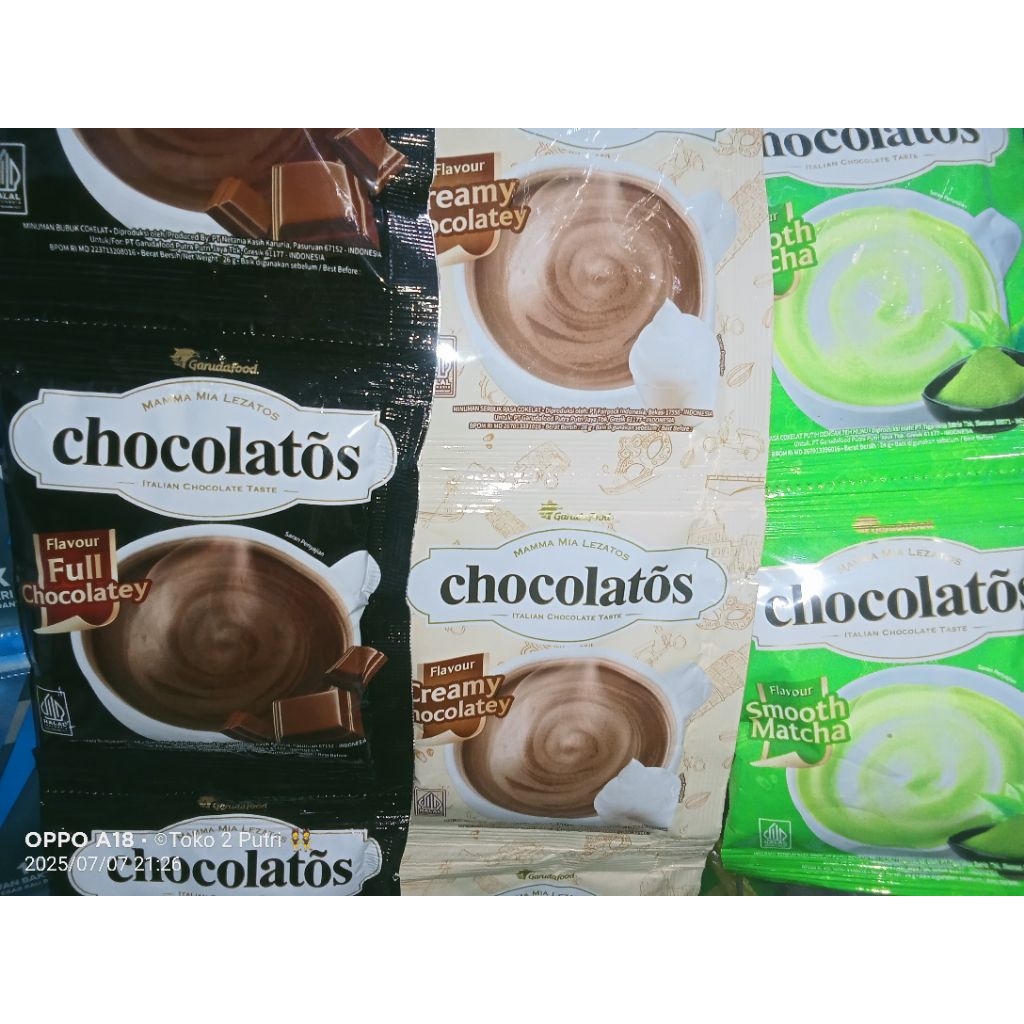 

Minuman CHOCOLATOS renceng Drink bubuk ECER