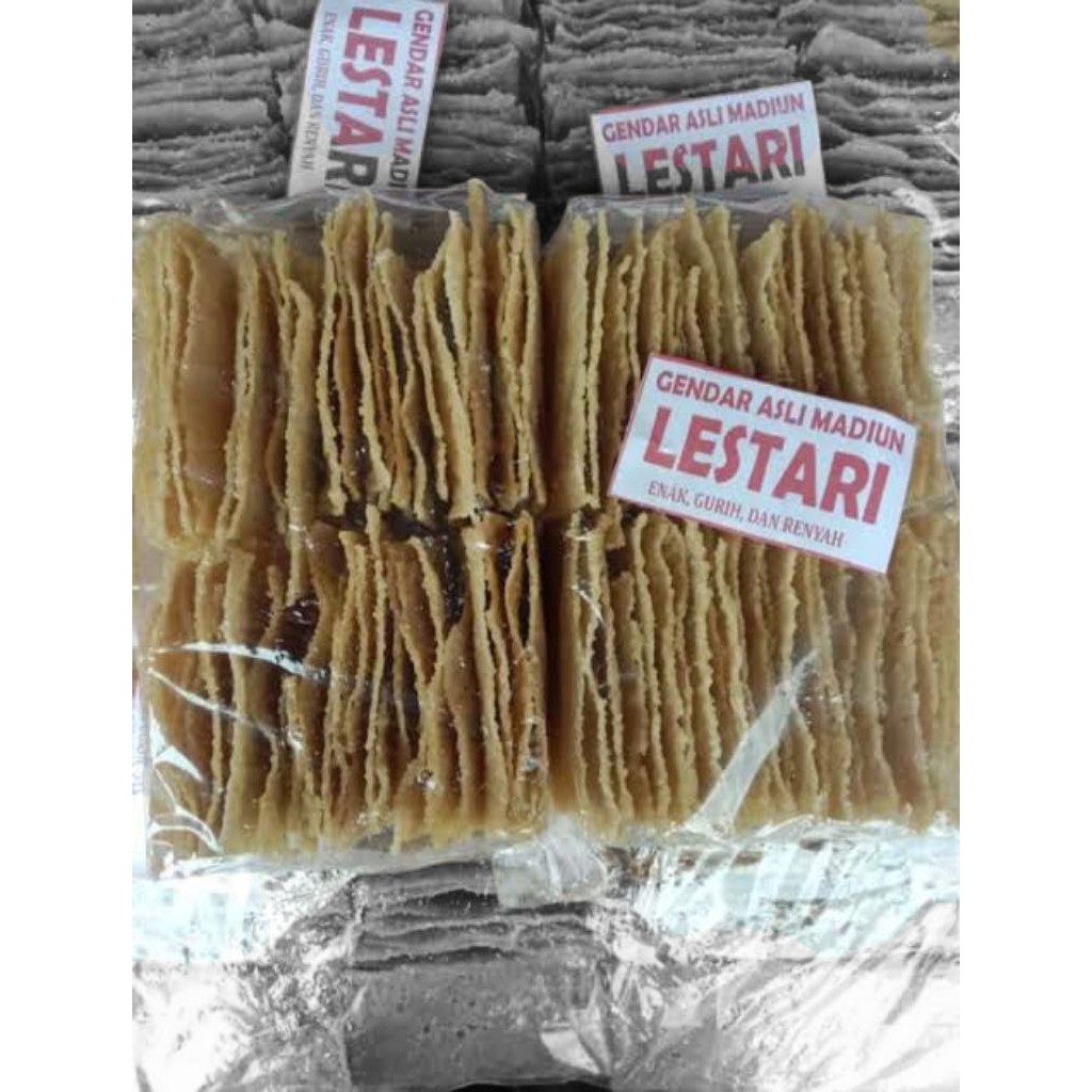 

Kerupuk Gendar Kerupuk Puli Mentah Kerupuk Beras Kemasan 150 g Free Kardus Packing Best Seller