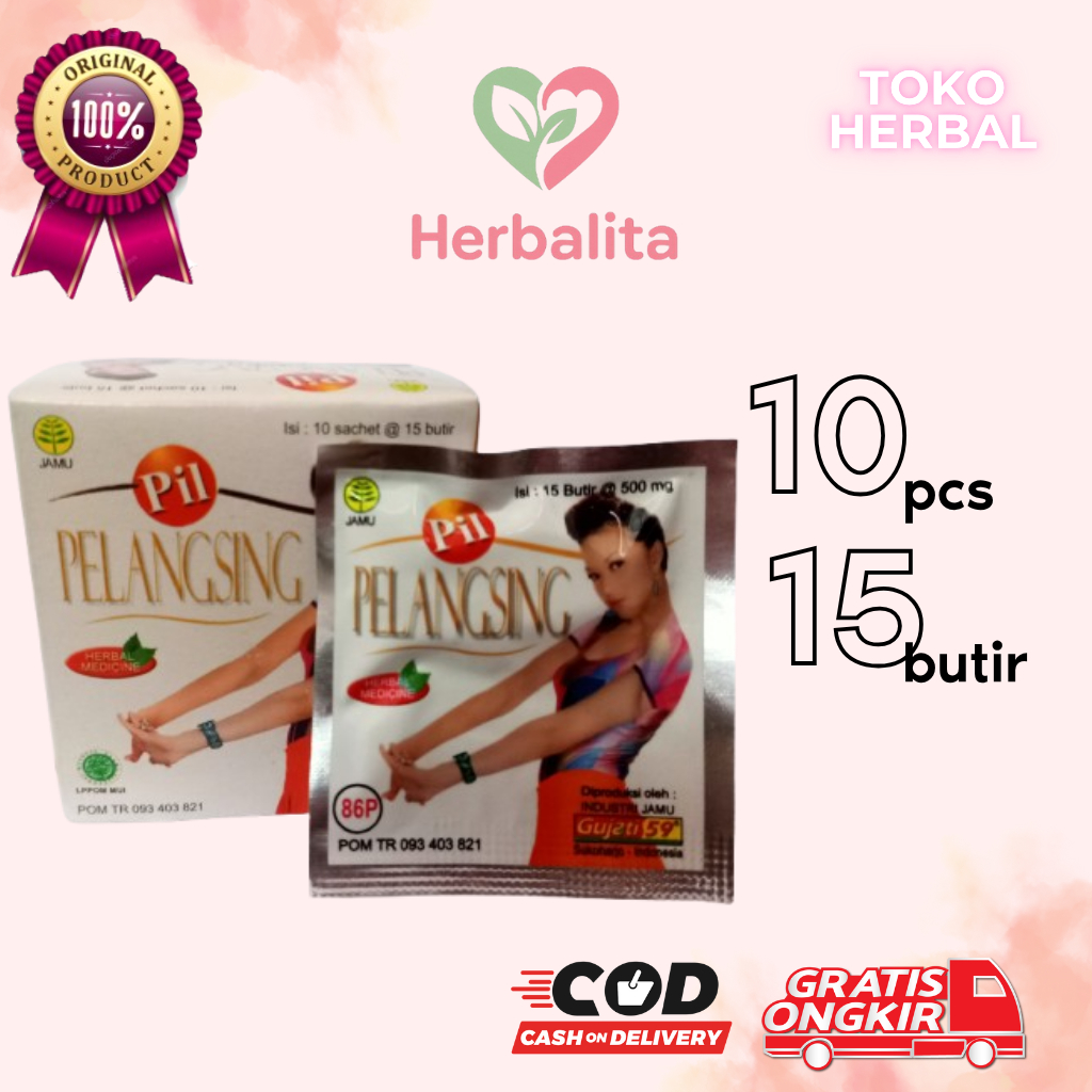 

Gujati 59 Pelangsing Pil ( 1 Box isi 10 Sachet ) - herbalita