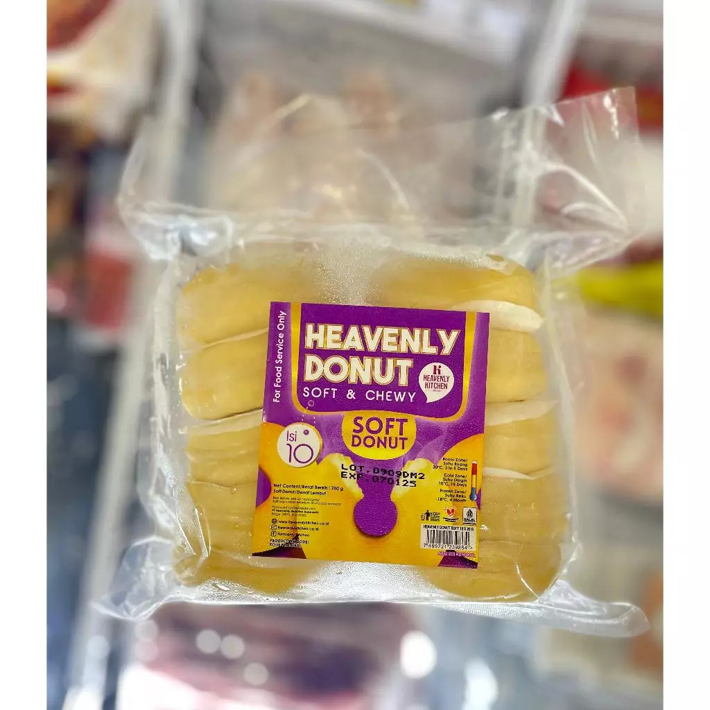 

Heavenly Soft Donut I Isi 10 plus Gula Tepung