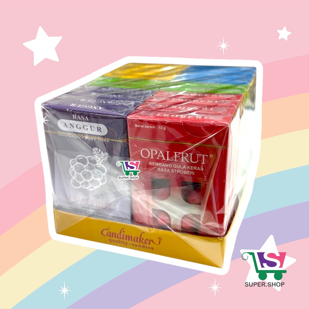 

Opal Frut / Fruit Candimaker Permen Jendela PACK (isi 20 pc)