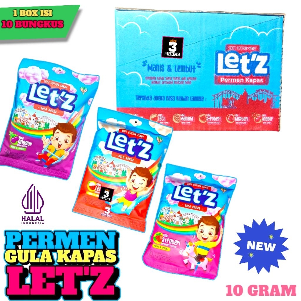 

[ PROMO ] 10 BUNGKUS LETZ GULA KAPAS LET'Z ( 1 PAK )