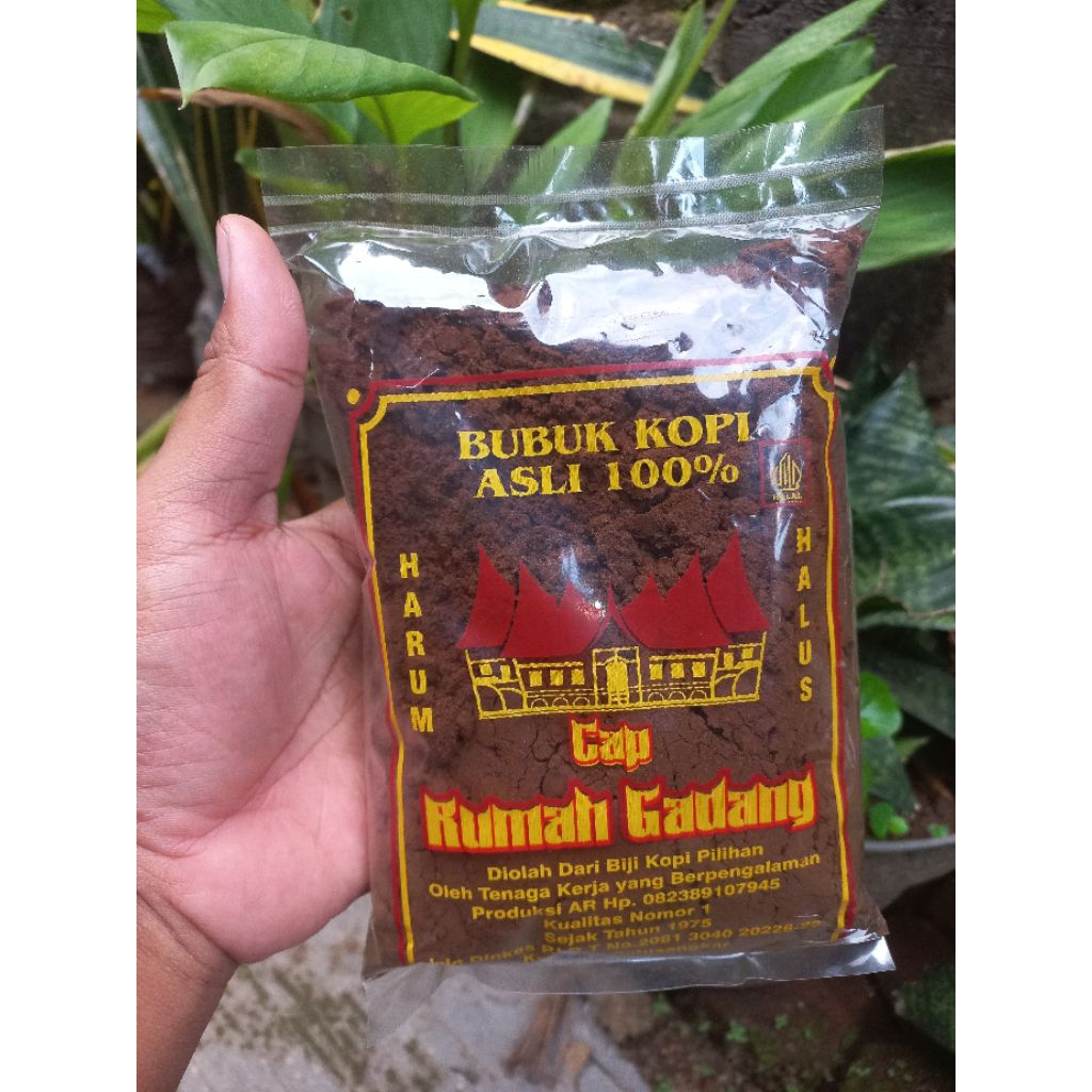 

Kopi cap RUMAH GADANG has sumatra bukit tinggi
