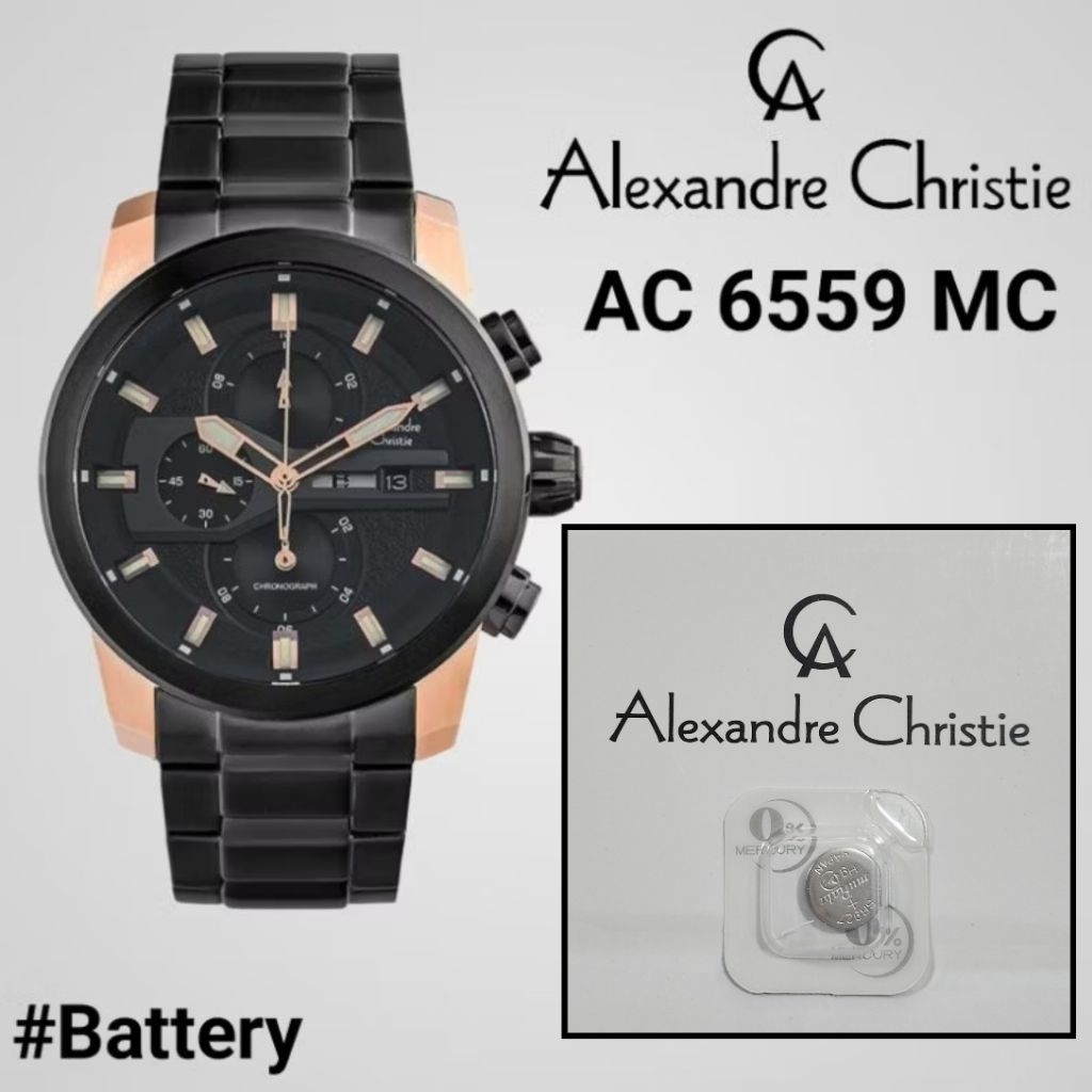 Baterai Jam Tangan Alexandre Christie AC 6559 MC