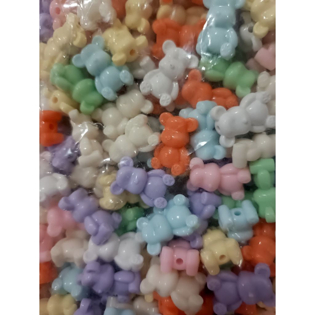 manik beruang pastel 1 pon