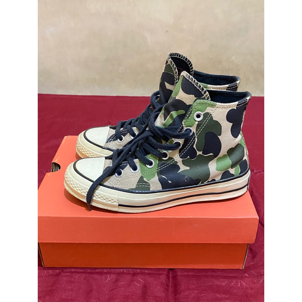 Preloved Sepatu Converse 70s Hi Camo
