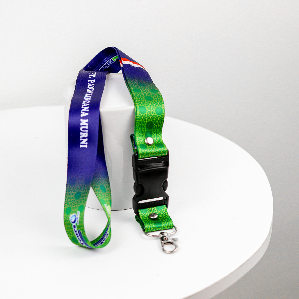 

Tali Lanyard Custom Desain Lebar 2,5cm