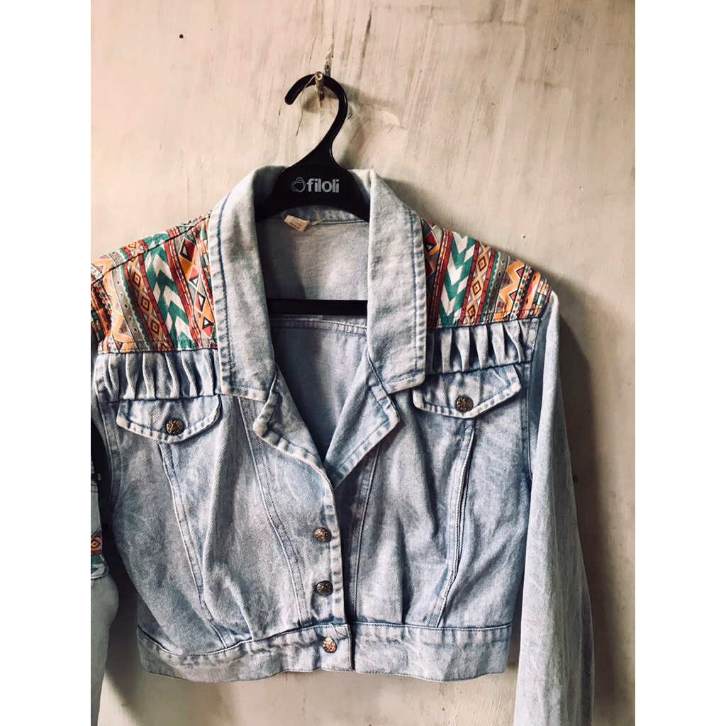 Jacket Denim Vintage Ramones 80s