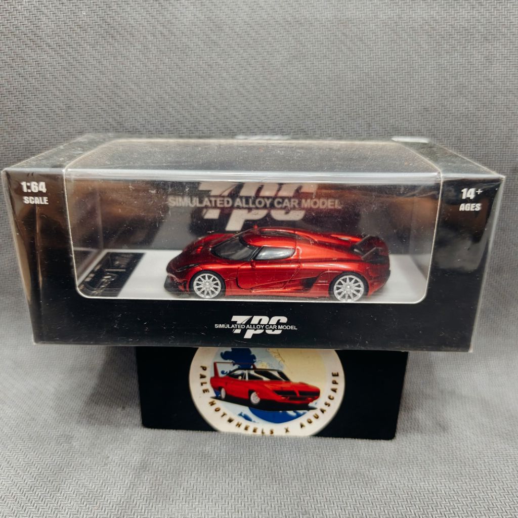 TPC KOENIGSEGG REGERA METALLIC RED SEALED RARE