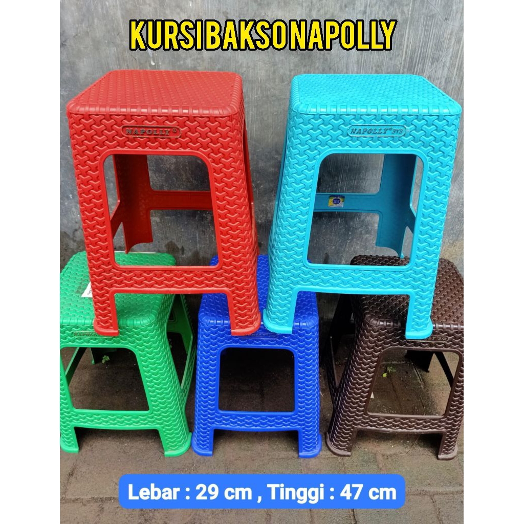KURSI BAKSO PLASTIK NAPOLLY
