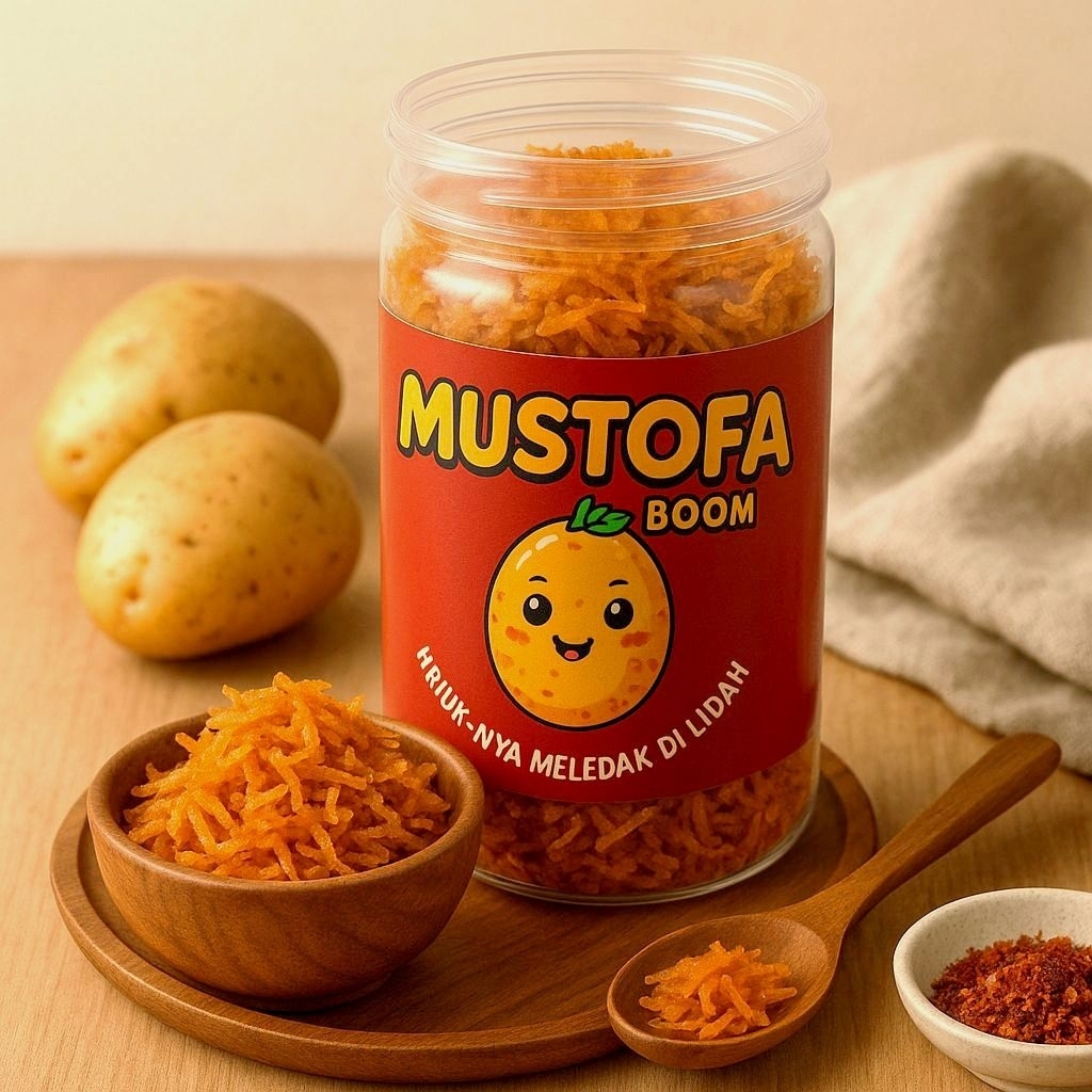 

Kentang mustofa toples 330gr