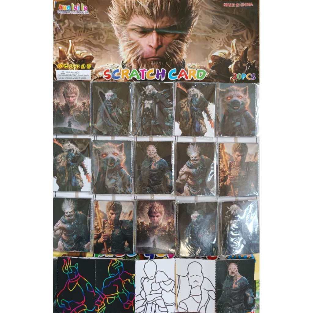 

magic scratch wukong lem isi 20 pcs