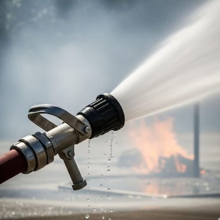 Karet Ujung Spray Gun Nozzle Pemadam Kebakaran 2.5 inch