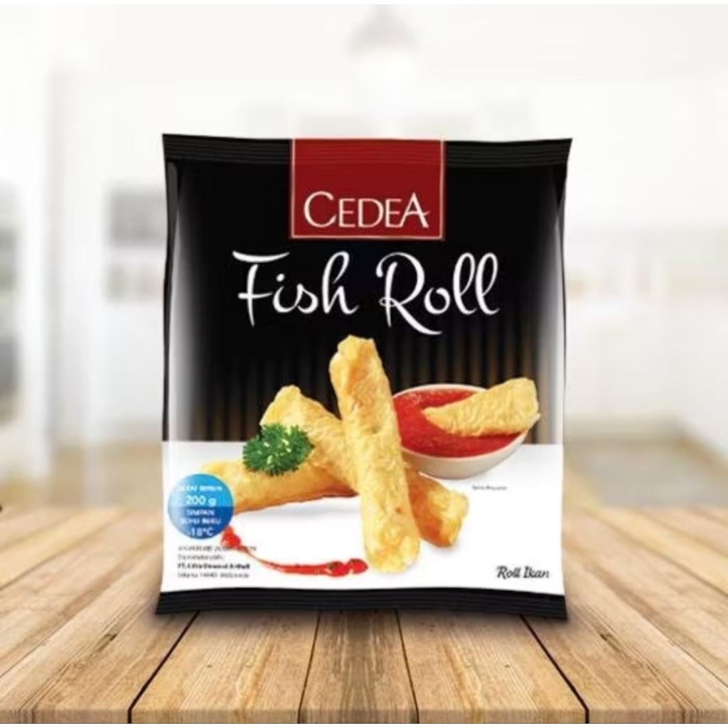 

CEDEA Fish Roll 200gr + Saus Baso Ikan Gulung Kulit Tahu Bakso Suki Halal Enak