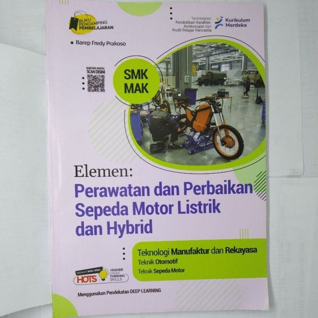 LKS SMK PERAWATAN DAN PERBAIKAN SEPEDA MOTOR LISTRIK DAB HYBRID (1tahunan) JURUSAN TSM