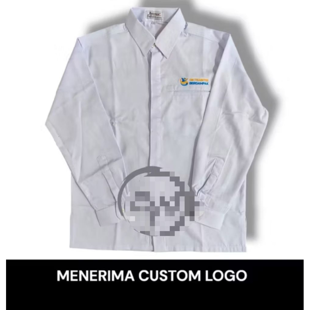 KEMEJA DIKTISAINTEK BERDAMPAK BORDIR (Bisa Custom Logo)