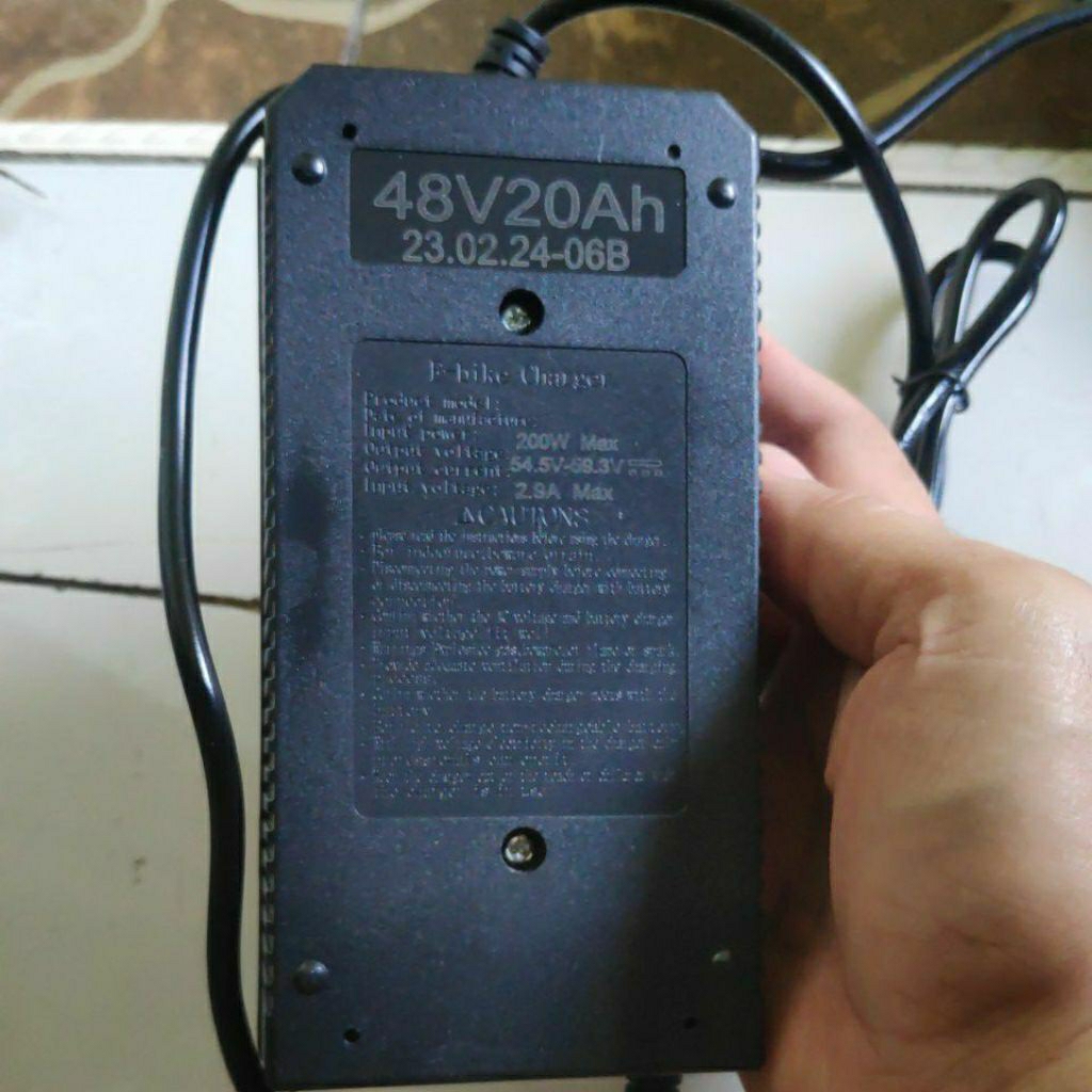 Smart Charger Sepeda Listrik ORIGINAL U WINFLY 48V20Ah DF7 D7D R8s D60 D70 D75 M60 RF7 RF6 DF5 UNITE