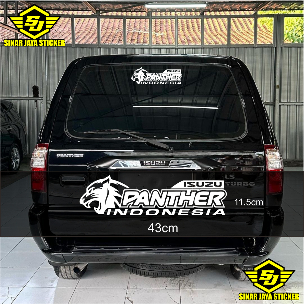 PROMO stiker panther kaca belakang stiker mobil isuzu panther kapsul grand touring grand royal winds