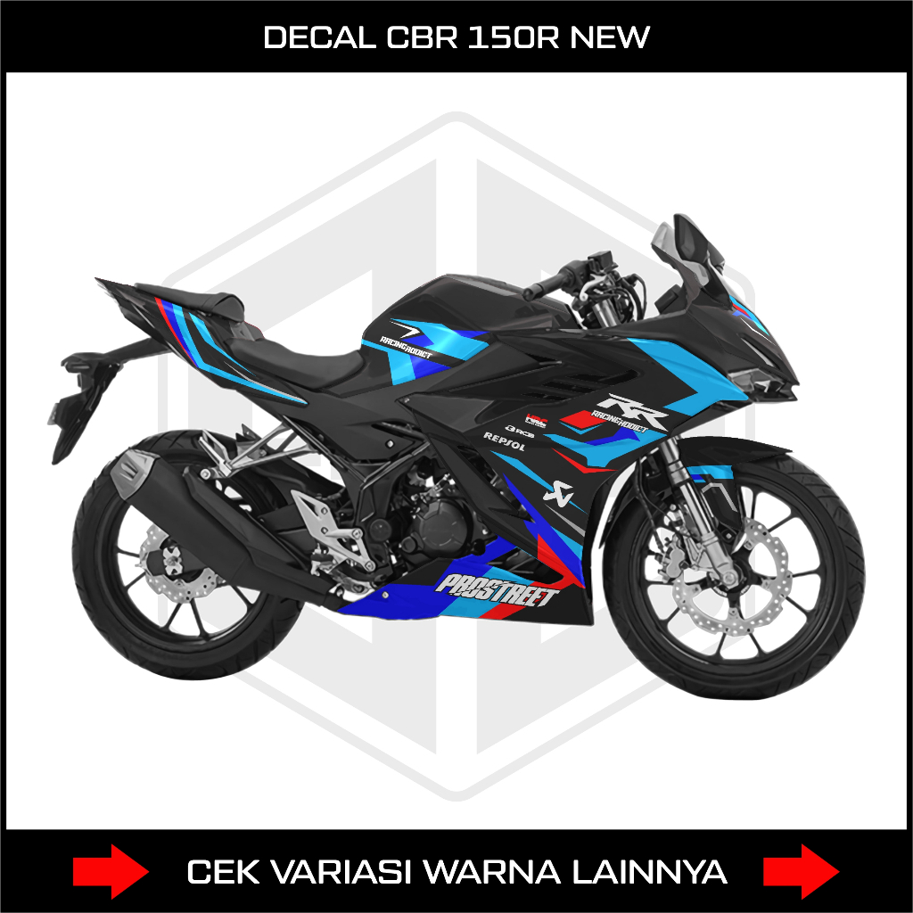 DECAL STIKER CBR 150R NEW K45R FULL BODI / HONDA CBR K45R NEW 2021 FULLBODY