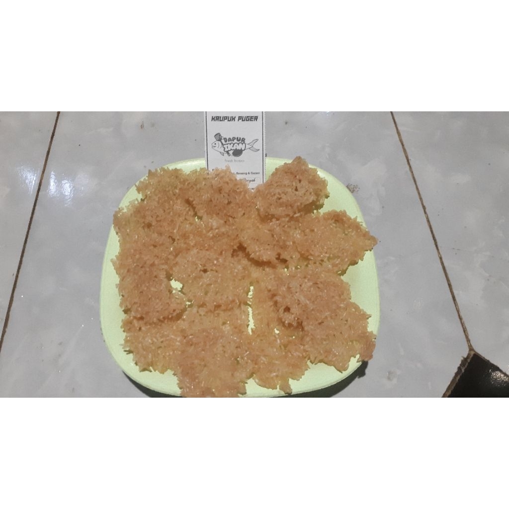 

Rengginang terasi puger gurih renyah, rengginang besar kemasan 250g