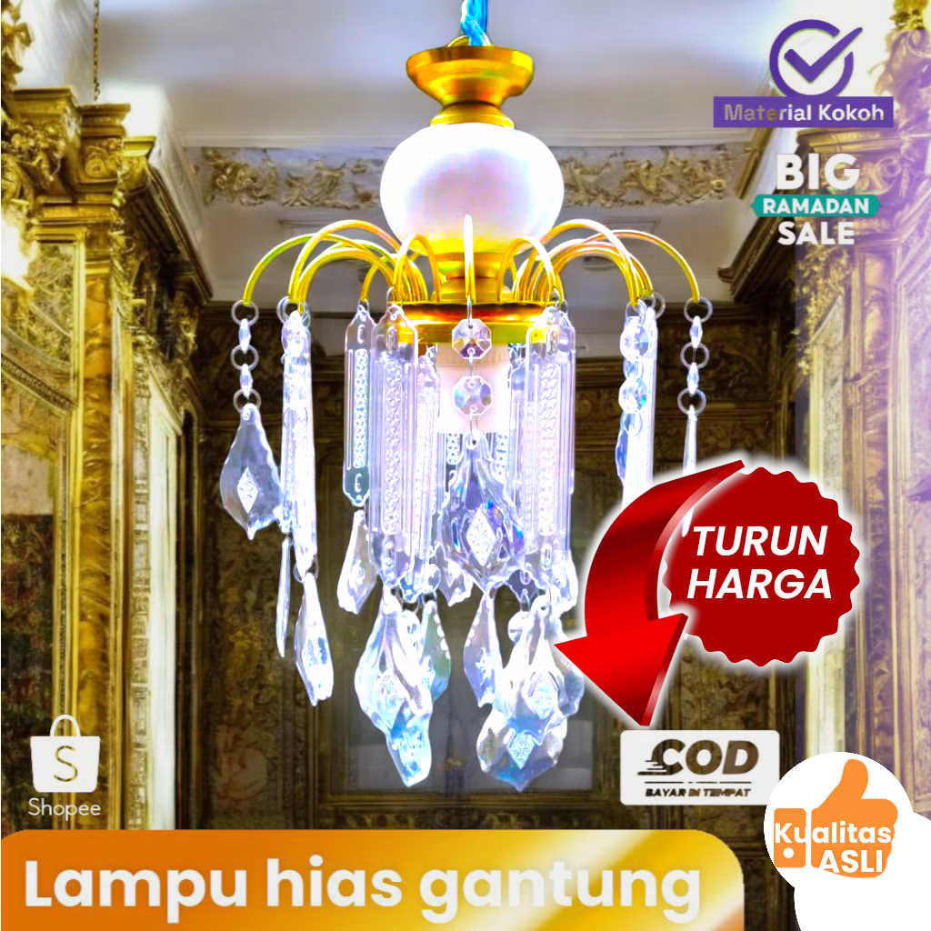 Lampu Hias Plafon LED Ruang Tamu Dekorasi Pernikahan