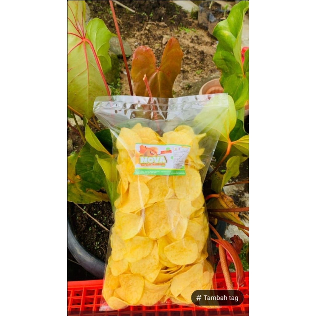 

Keripik Kentang Dieng Nova 200 gr kemasan ekonomi