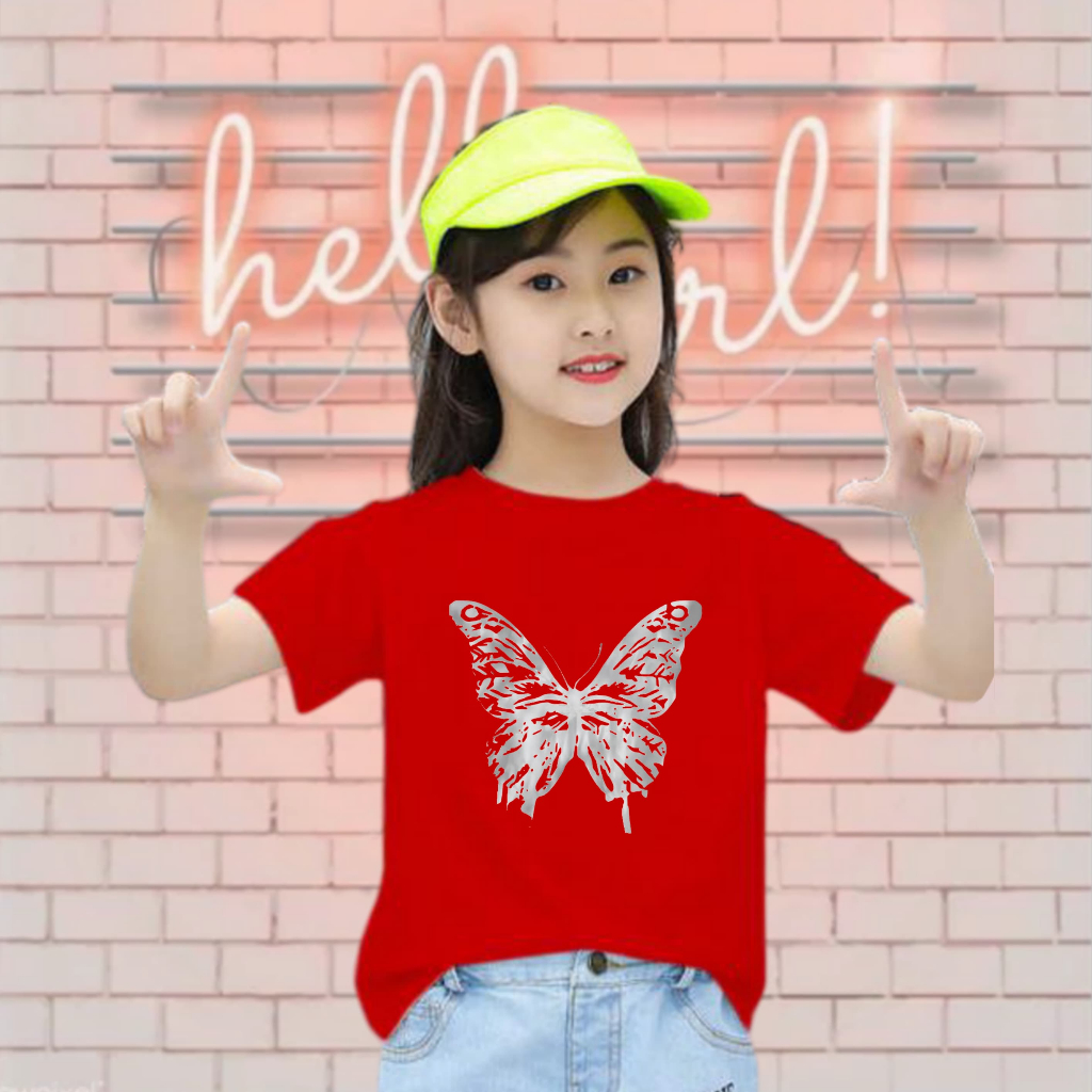 K.O.I -  BAJU KAOS  COWOK CEWEK SIZE BAYI ANAK DAN DEWASA /  KAOS BUTTERFLY
