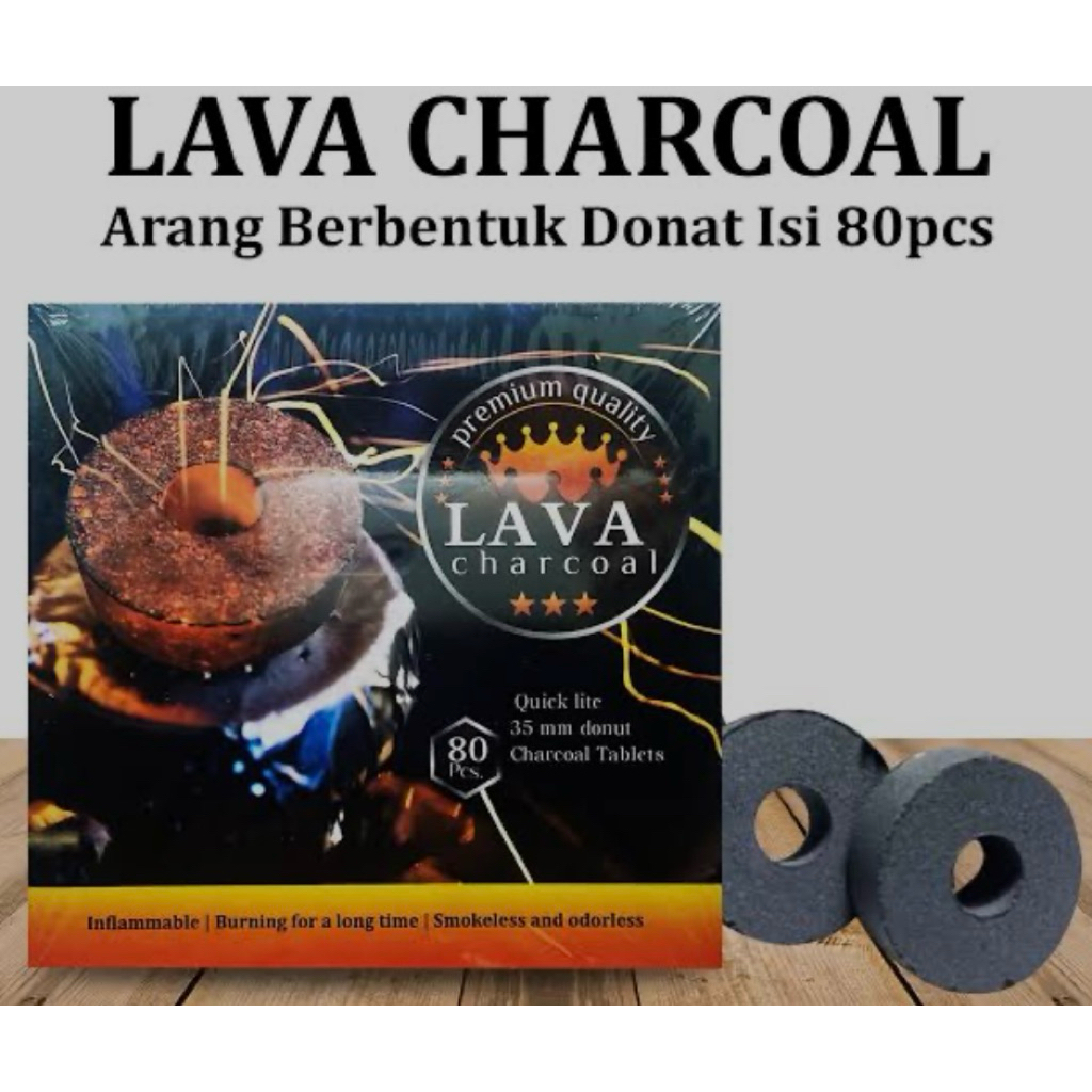 GROSIR 1 kotak isi 80 Merk Lava Arang Magic Dupa Bukhur