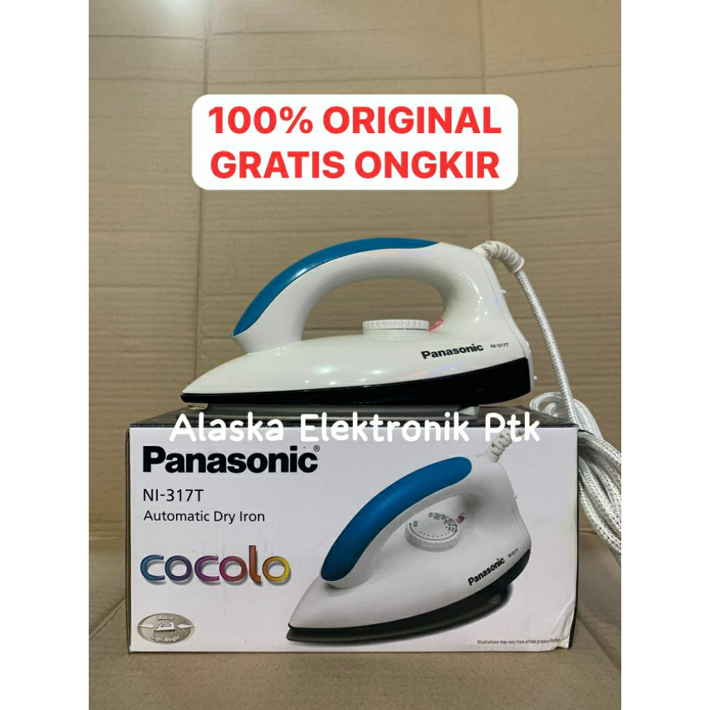 Setrika Panasonic Anti Lengket NI 317T| Setrika Panasonic 100% ORIGINAL