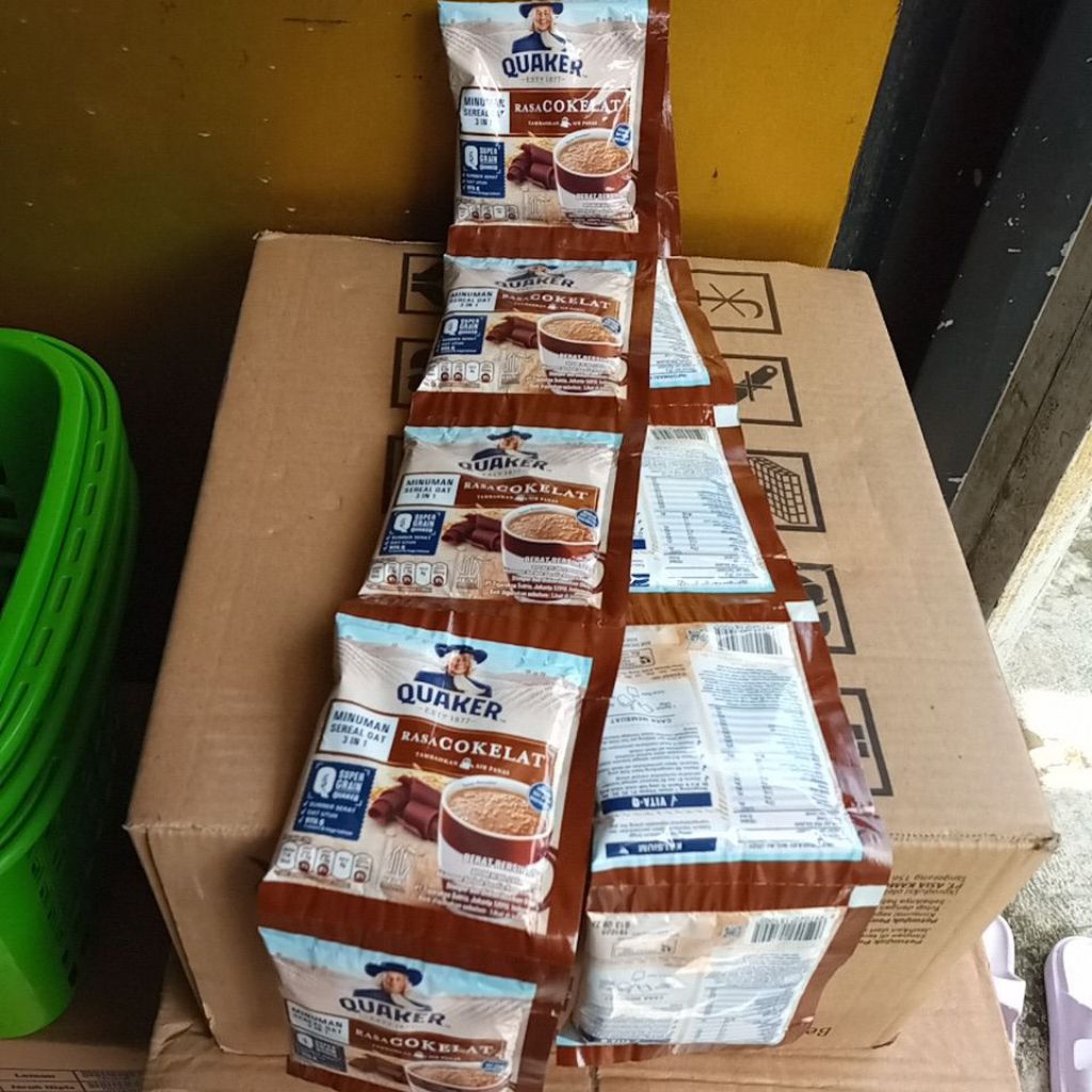 

quaker coklat serenceng isi 10
