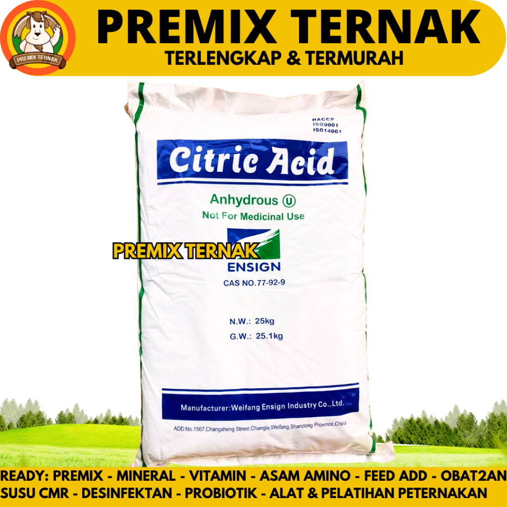 

CITRIC ACID ANHYDROUS 250 Gram 100 Gram - Citroen Asam Sitrat - Asam Sitrun Food Grade - Kemasan 250 Gram dan 100 Gram