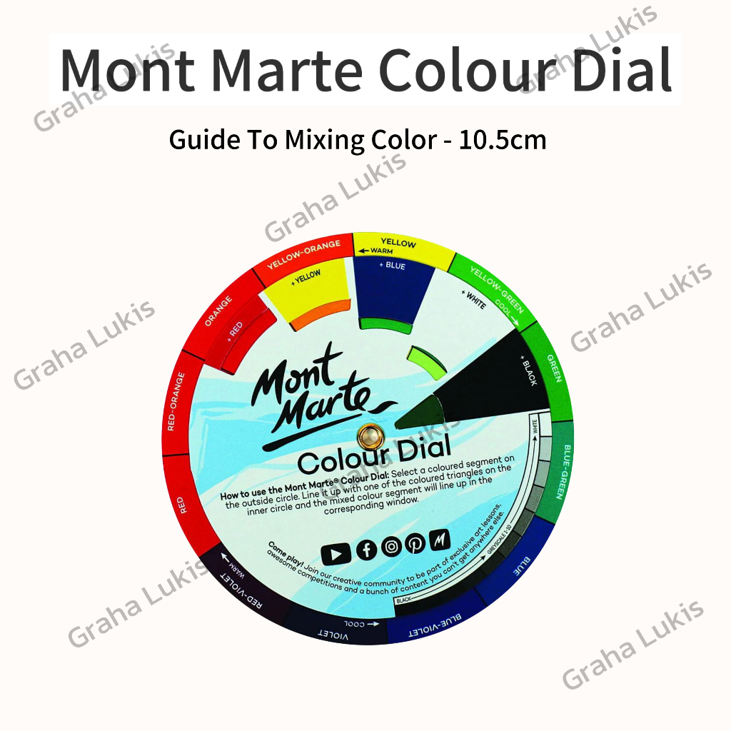 

Mont Marte Colour Dial - Cakra Warna Colour Wheel
