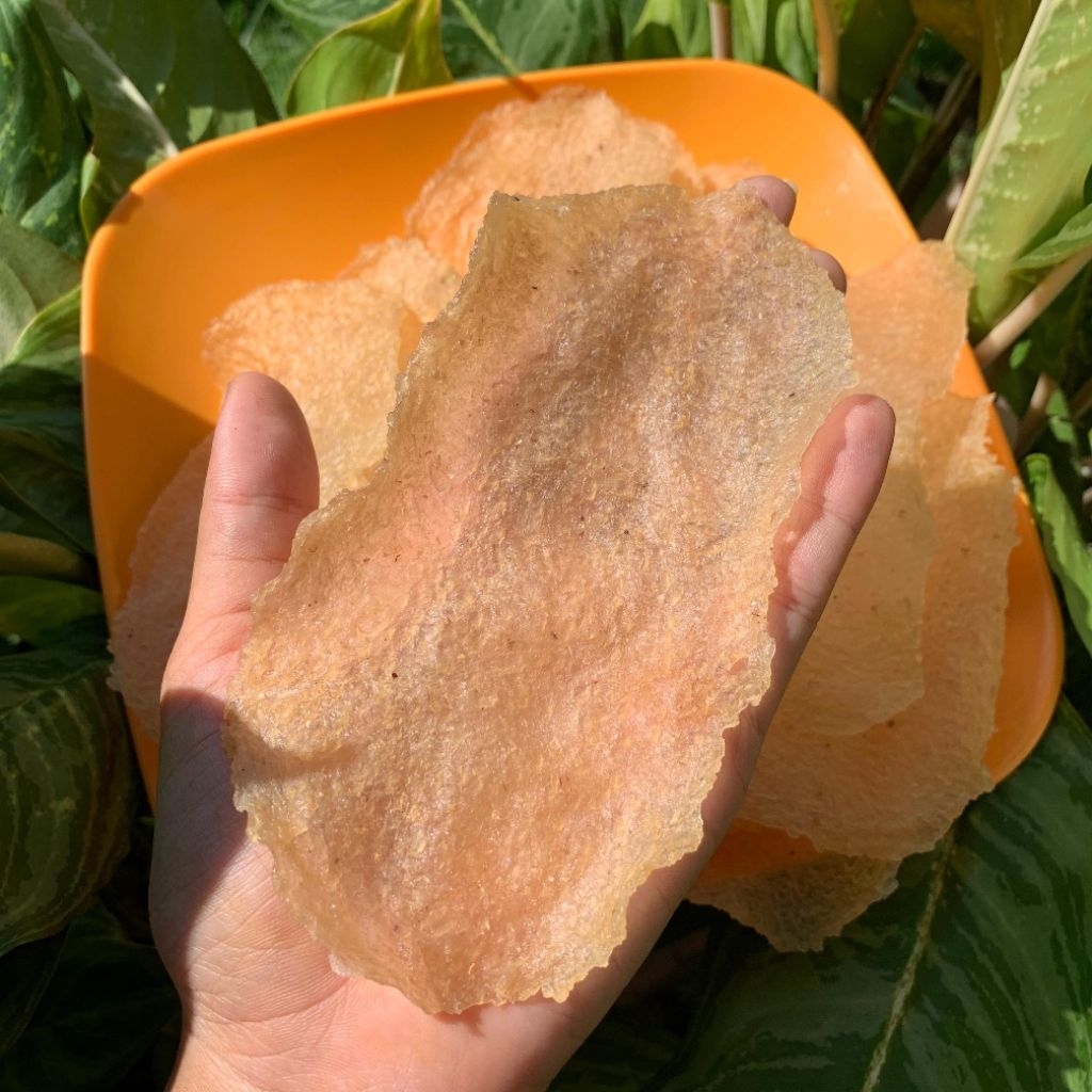 

ISVB - 1 kg Kerupuk Gendar Renyah Mentah Original Beras Asli Khas Blora Gurih Renyah 100% Tanpa Campuran