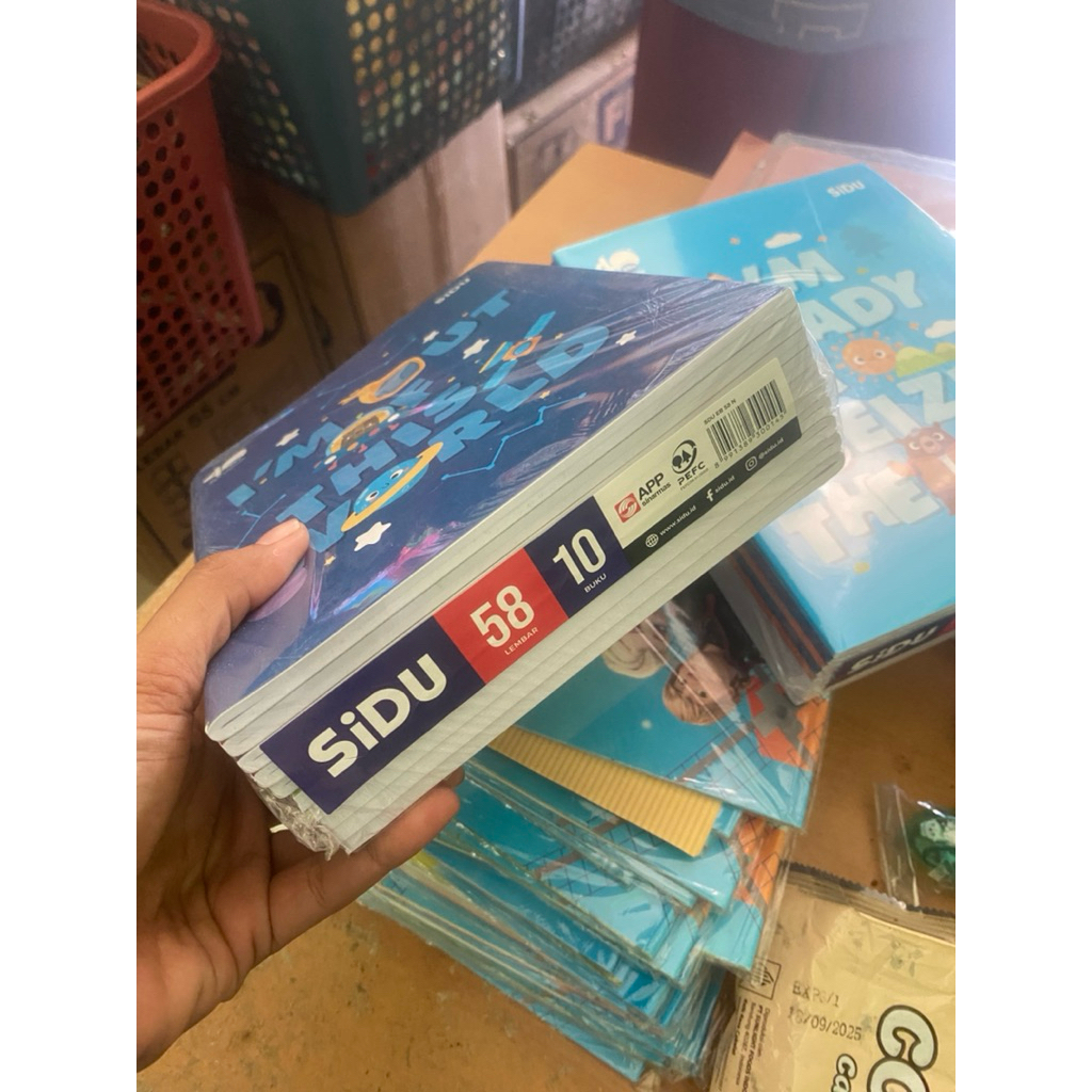 

BUKU TULIS SEKOLAH SIDU 58 LEMBAR / 38 LEMBAR ISI 10 BUK